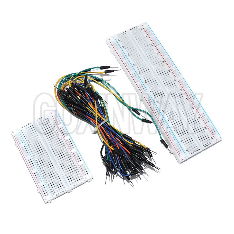 Diy Electronics Breadboard - บอร์ดทดลอง MB-102 400 830 จุด บอร์ด