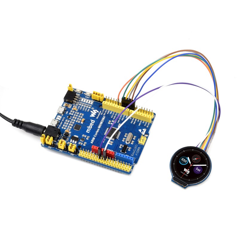 Diy Wearable Electronics - โมดูลจอแสดงผล TFT LCD ทรงกลมขนาด 1.28 นิ้ว