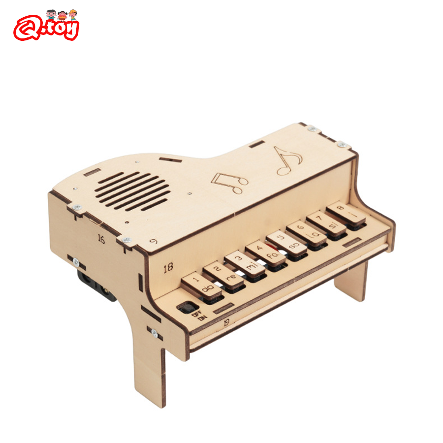 Diy Electronics Parts - DIY ไม้เปียโนอิเล็กทรอนิกส์รุ่นวัยรุ่นของเล่นวิทยาศาสตร์ประกอบ Panotron การทดลองวัสดุชุดสําหรับเด็กการศึกษา