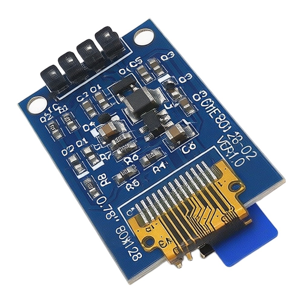 Diy Wearable Electronics - โมดูลจอแสดงผลขาวดำ SH1107 ขนาด 0.78 นิ้ว 128x80