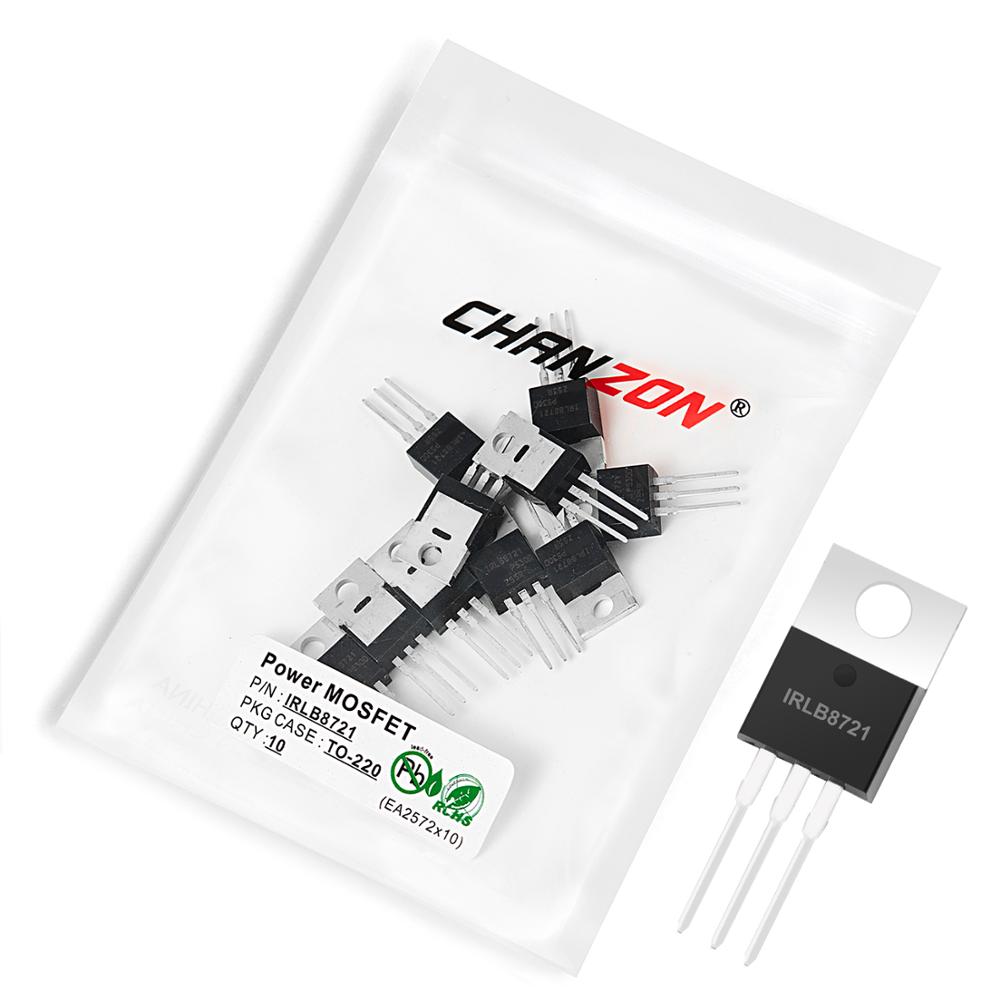 Diy Electronics Youtube Channel - 10Pcs IRLB8721 TO-220 SIC Mosfetทรานซิสเตอร์Bipolar Junction