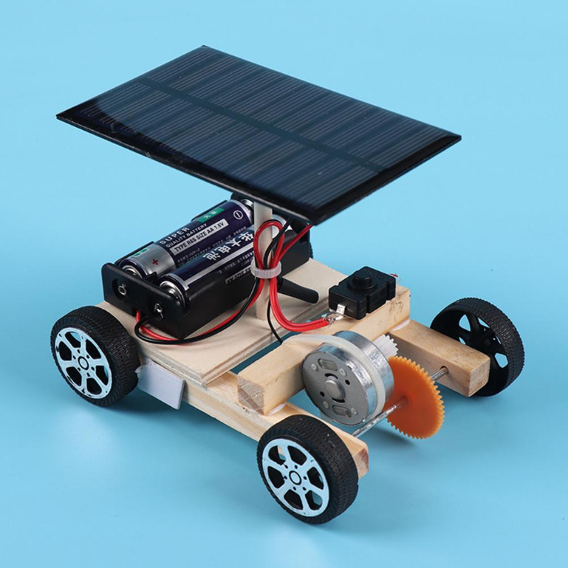 Diy Electronics Kits For Kids - ประกอบรถพลังงานแสงอาทิตย์สิ่งประดิษฐ์สร้างสรรค์ความสามารถของมอเตอร์เด็กการคิดอย่างมีสติ DIY ชุดอิเล็กทรอนิกส์ของเล่นเทคโนโลยีสำหรับเด็ก