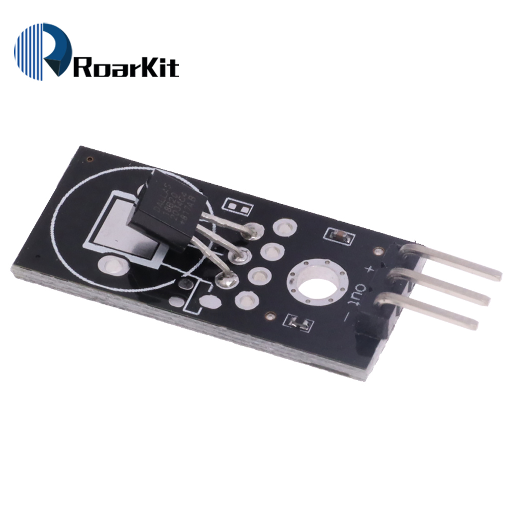 Ds18B20 Temperature Sensor - 18B20 DS18B20ดิจิตอลเอาต์พุตสัญญาณการวัดอุณหภูมิโมดูล Detection Sensor สำหรับ Arduino