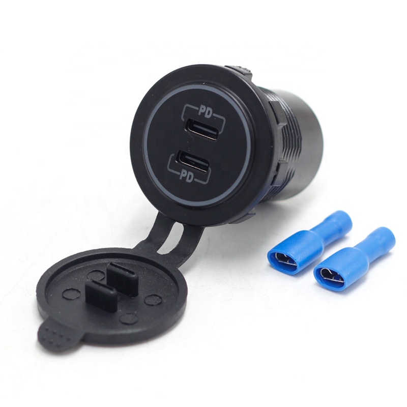 Diy Marine Electronics - ช่องเสียบชาร์จในรถยนต์ 12V USB C รุ่นใหม่ล่าสุด 36W