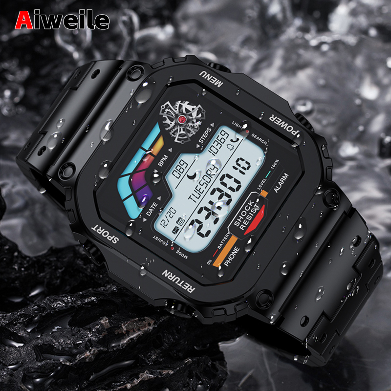 Diy Wearable Electronics - สมาร์ทนาฬิกา Man High-end เชื่อมต่อนาฬิกา Aiweile AW39