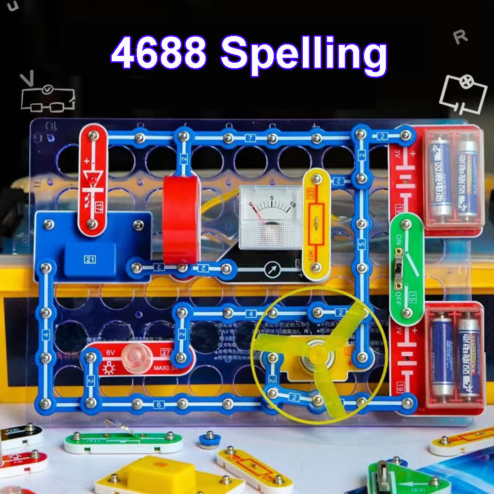 Diy Electronics Kits For Kids - ชุดสำรวจวงจรฟิสิกส์ประกอบชิ้นส่วนอิเล็กทรอนิกส์วิทยาศาสตร์อิเล็กทรอนิกส์สำหรับเด็ก