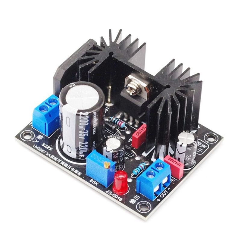 Diy Electronics Filament - บอร์ดจ่ายไฟแบบปรับค่าได้ M52K-LM317 พร้อมเอาต์พุต 1.5A สำหรับควบคุมแรงดันไฟฟ้าของหลอดไส้ ชุดอุปกรณ์อิเล็กทรอนิกส์