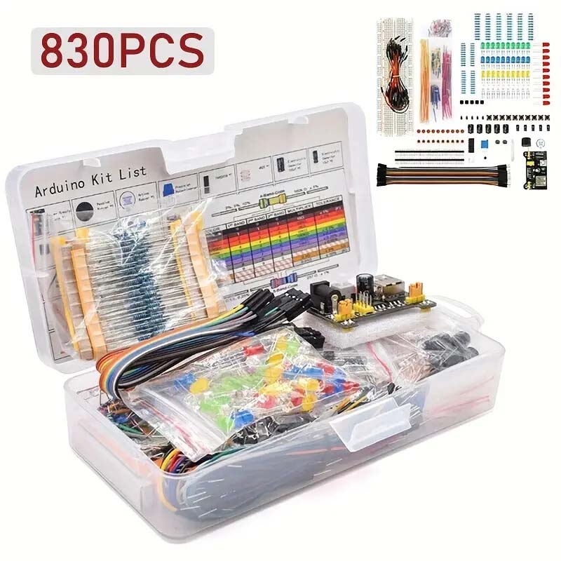 Diy Electronics Breadboard - 830 ชิ้น/กล่อง DIY Project Starter Kit