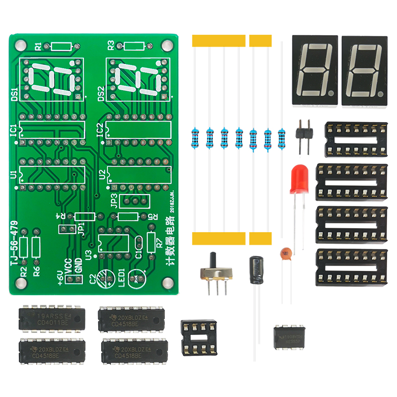 DIY เคาน์เตอร์วงจร Kit - DIY ก - Diy Electronics Kits For Kids บทวิจารณ์และราคา