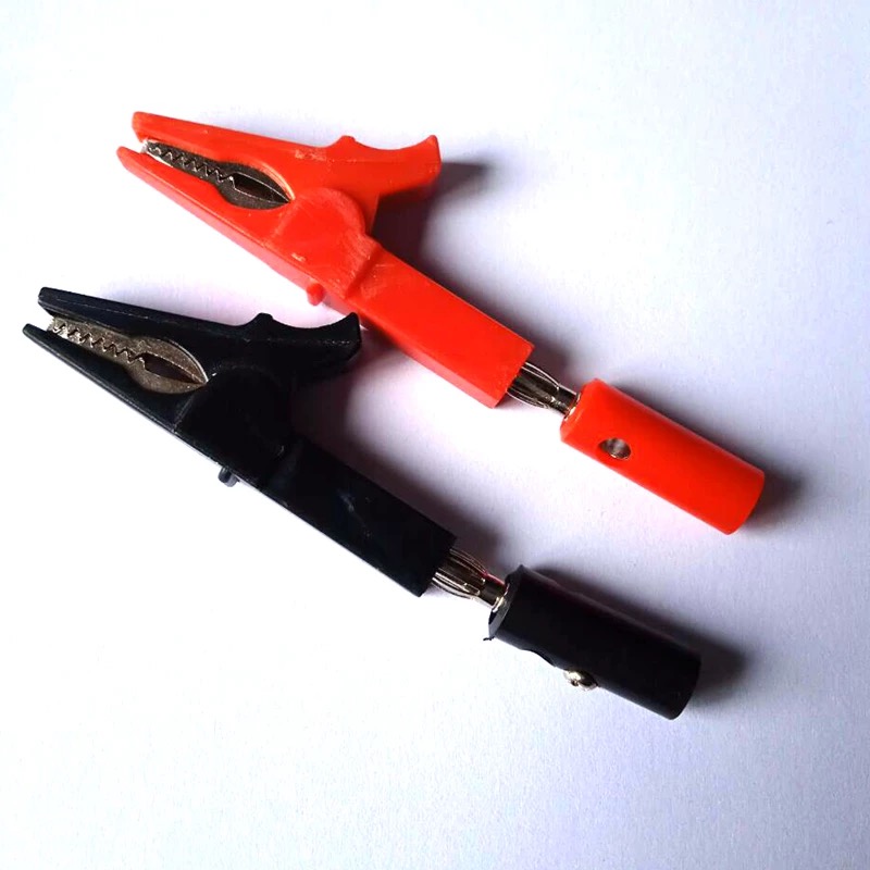 ชุดคลิปหนีบสายไฟแบบจระเข้พร้อม - Crocodile Clip Set บทวิจารณ์และราคา