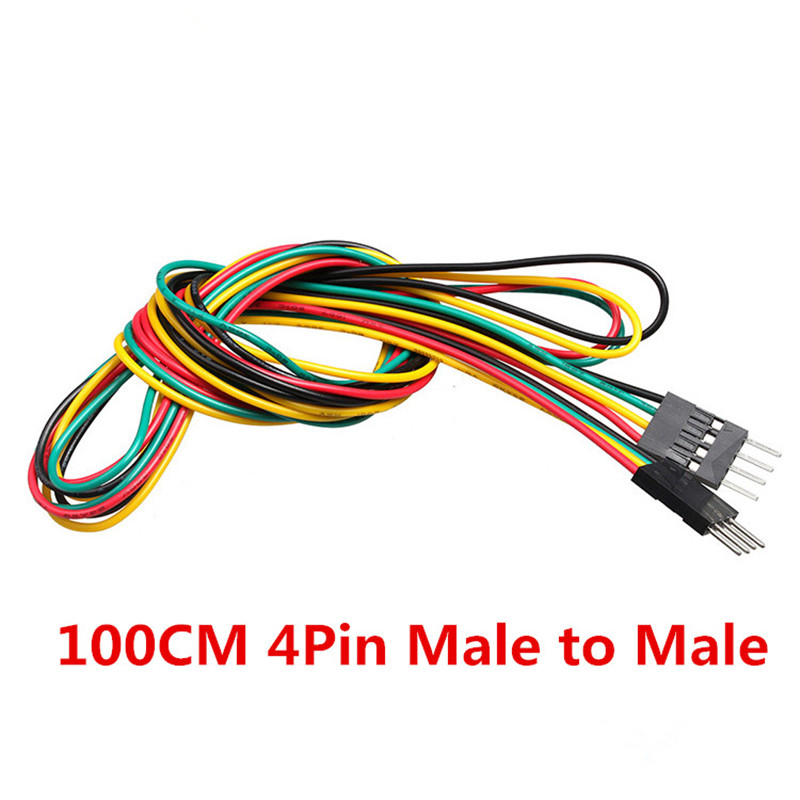 10 ชิ้น/ล็อต 4pin 100 ซม.M-M / - Diy Electronics Breadboard บทวิจารณ์และราคา