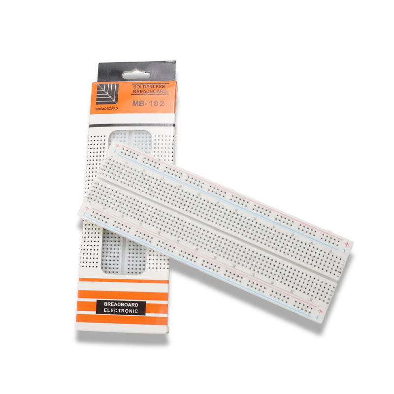 ชุดบอร์ดทดลอง MB102 400/830 จุ - Diy Electronics Breadboard บทวิจารณ์และราคา