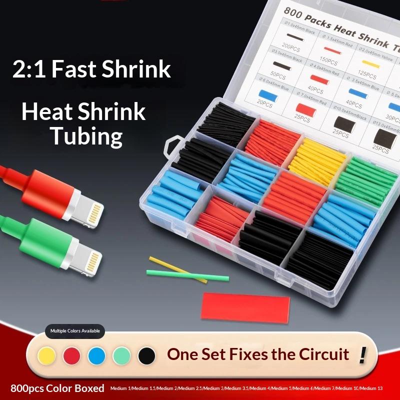 ชุดท่อหดความร้อนกันน้ำ ทนความร - Heat Shrink Tubing บทวิจารณ์และราคา