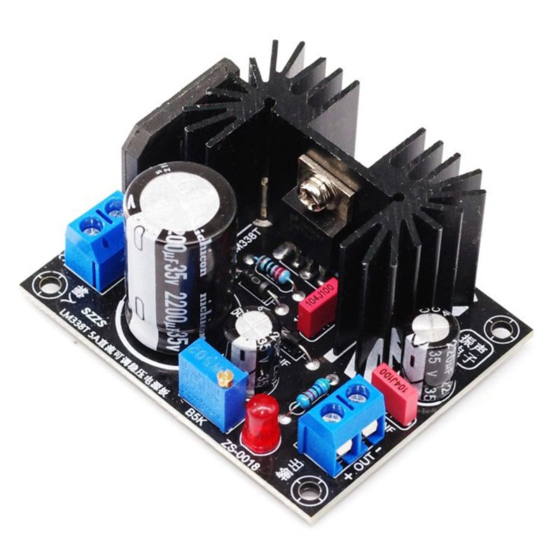 LM338 5A ชุดจ่ายไฟแบบปรับแรงดั - Diy Electronics Filament บทวิจารณ์และราคา