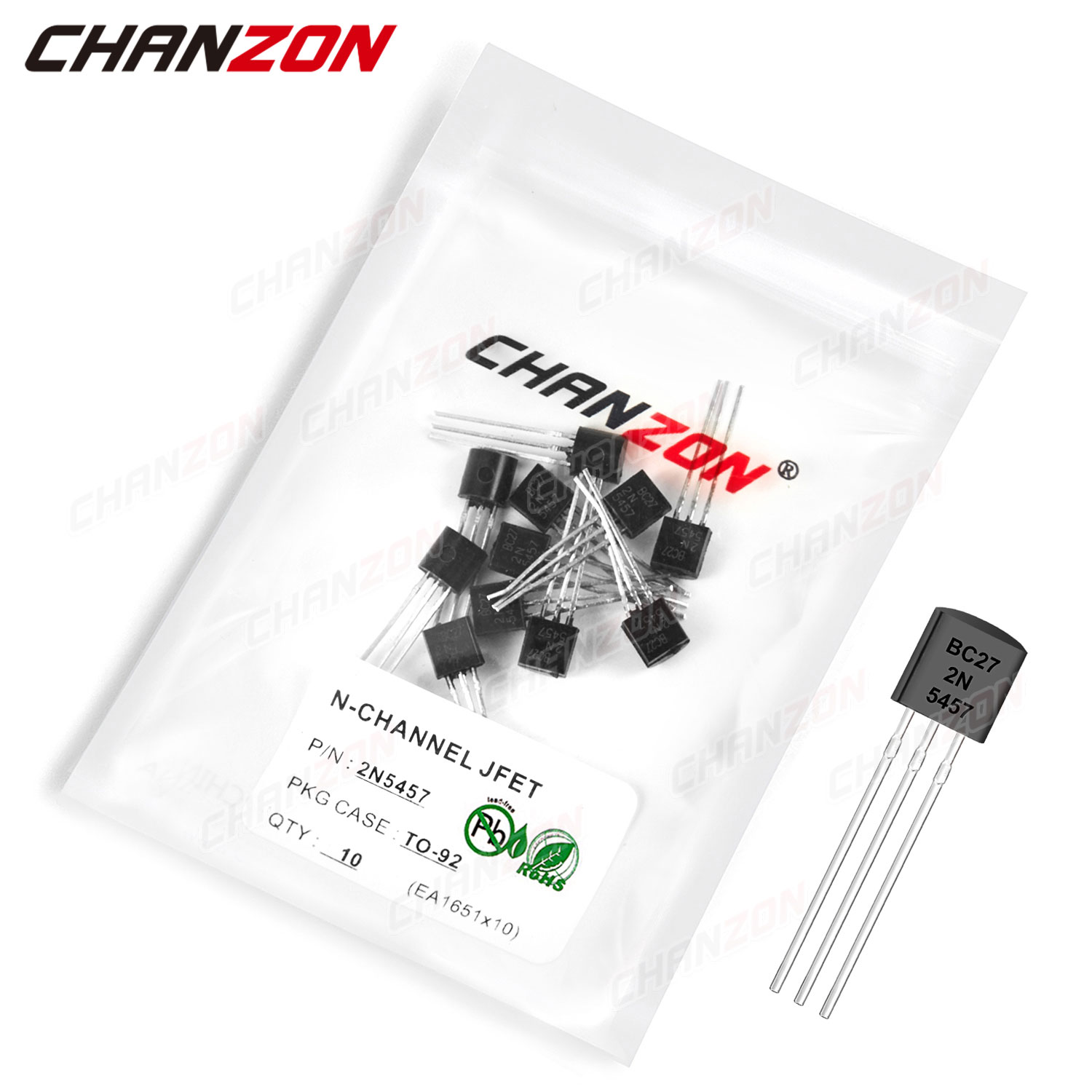 10Pcs 2N5457 TO-92 N-Channel เ - Diy Electronics Youtube Channel บทวิจารณ์และราคา