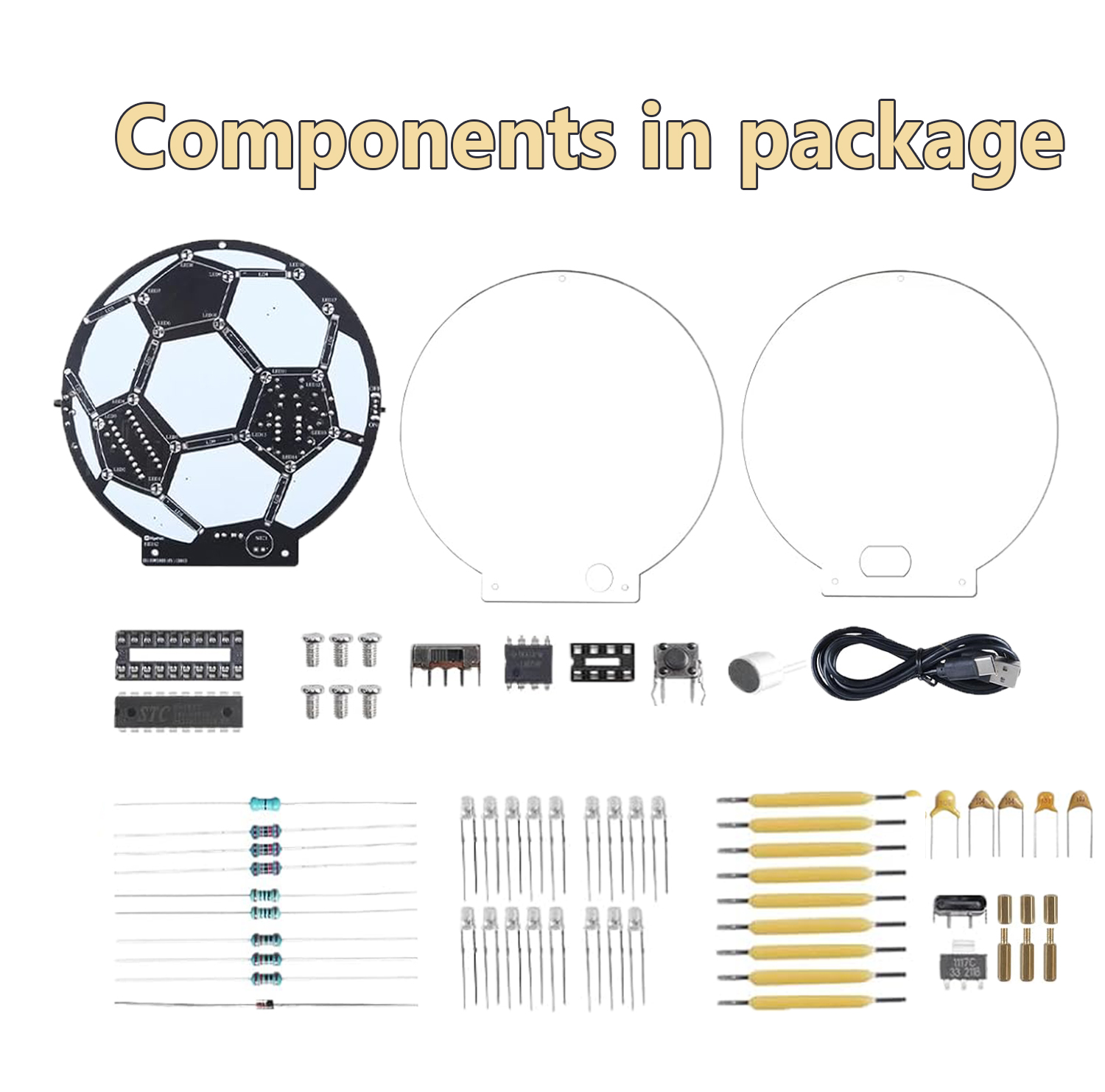 ชุดอุปกรณ์ DIY สำหรับทำลูกฟุตบ - Diy Electronics Filament บทวิจารณ์และราคา