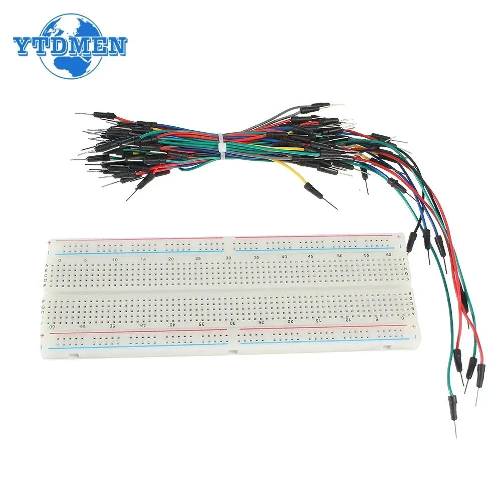 MB-102 Breadboard 400 830 คะแน - Diy Electronics Breadboard บทวิจารณ์และราคา
