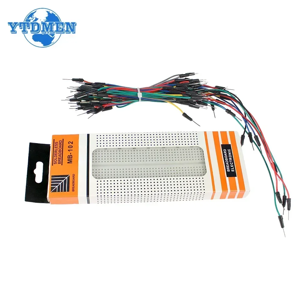 MB-102 Breadboard 400 830 คะแน - Diy Electronics Breadboard บทวิจารณ์และราคา