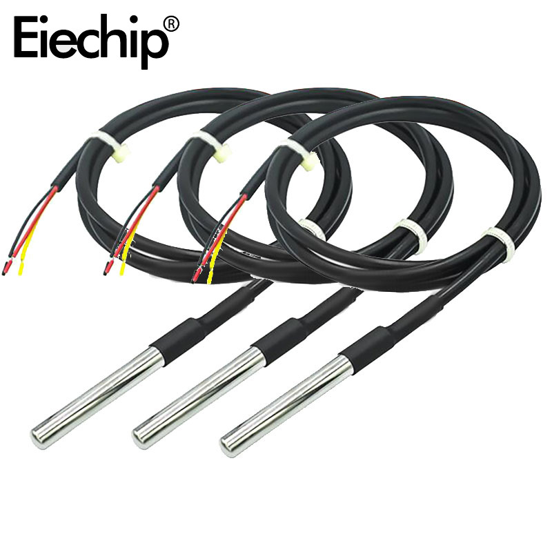 1PCS กันน้ํา DS18B20 ด้ายอุณหภ - Ds18B20 Temperature Sensor บทวิจารณ์และราคา