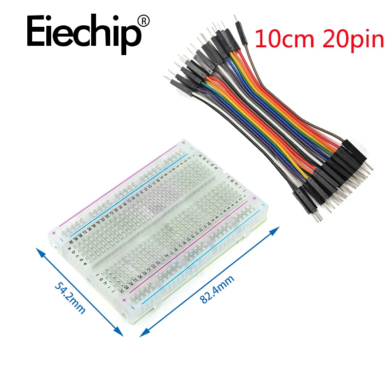 400จุด Solderless PCB Breadboa - Diy Electronics Breadboard บทวิจารณ์และราคา