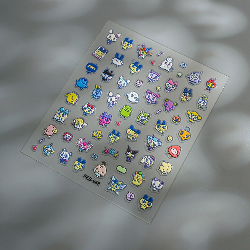 สติกเกอร์ติดเล็บ 3 มิติ ลายการ - Diy Electronics Parts บทวิจารณ์และราคา