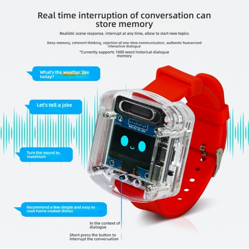 AI Voice Control Watch ชุด ชาร - Diy Wearable Electronics บทวิจารณ์และราคา