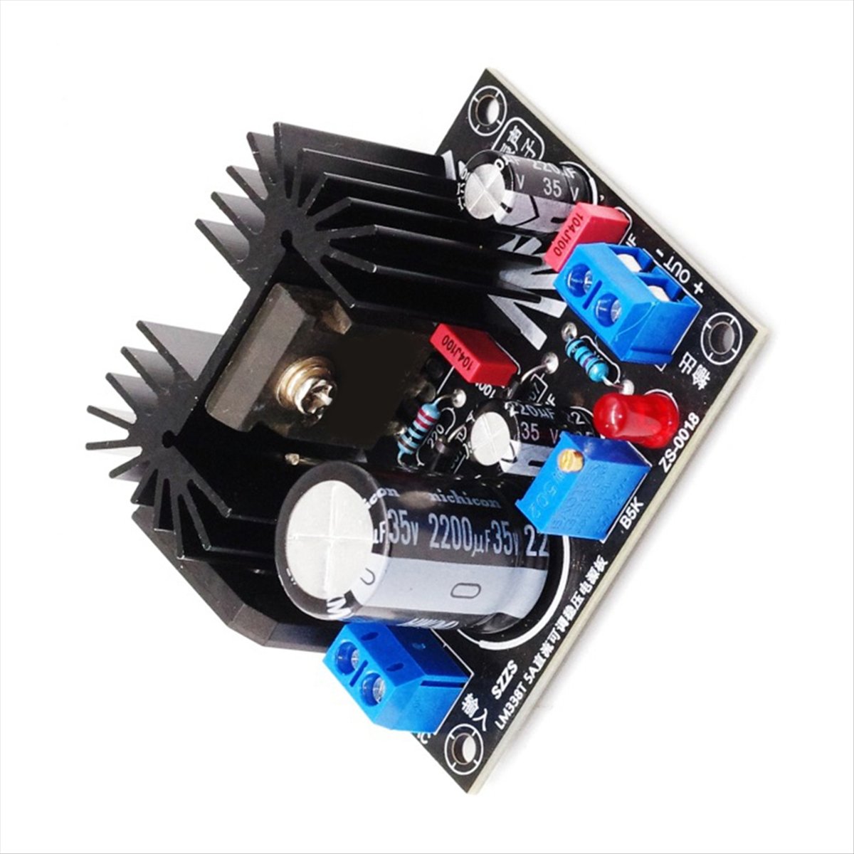 บอร์ดจ่ายไฟแบบปรับค่าได้ LT108 - Diy Electronics Filament บทวิจารณ์และราคา