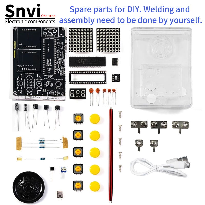 ชุดคิทเกมคอนโซลพิกเซล DIY Snvi - Diy Electronics Kits For Kids บทวิจารณ์และราคา